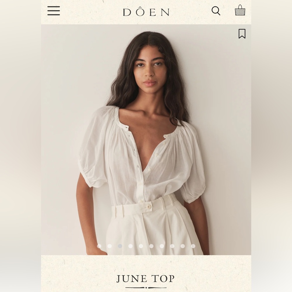 Doen White Blouse